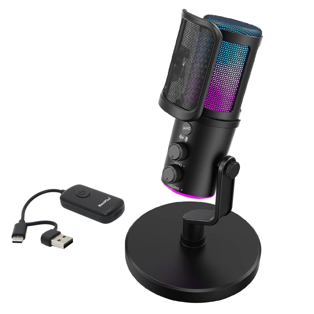 🎙️ Haz que tu voz suene PRO en segundos,Sin ruido, sin complicaciones. Perfecto para streaming, gaming y contenido. MICROFONO NEEPHO M02